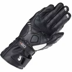 FURYGAN RG20 Black/White Leather Sports/Street CE Motorbike Gloves Furygan Clothing