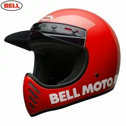 Bell Helmets BELL Cruiser 2017 MOTO 3 Modern Classic RED Motorcycle MX Helmet