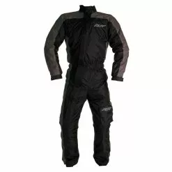 RST Clothing RST S/40" Unisex Waterproof 1PC Motorbike Rain Over-Suit Black/Grey