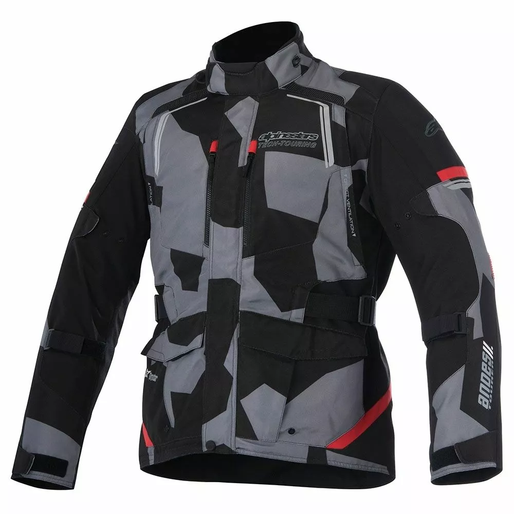 Alpinestars ANDES V2 Drystar Camo Red Motorcycle Textile Touring Jacket Alpinestars Jackets 1 Alpinestars ANDES V2 Drystar Camo Red Motorcycle Textile Touring Jacket Alpinestars Jackets