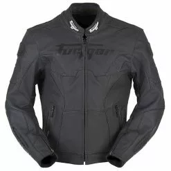 FURYGAN BULLRING Black Leather Motorbike Sports Jacket CE As PPE