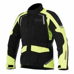 Alpinestars ANDES V2 Drystar Black/Yellow Fluo Motorcycle Textile Touring Jacket Alpinestars Jackets