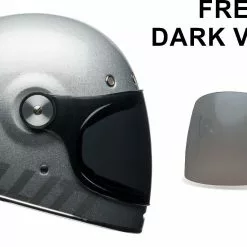 BELL Cruiser 2019 BULLITT SE Flake Silver Retro Motorbike Helmet Bell Helmets