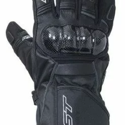 RST RALLYE CE Approved Waterproof Gauntlet Textile/Leather Motorcycle Gloves RST Clothing