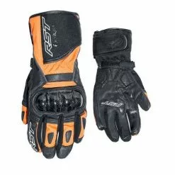 RST RALLYE CE Approved Waterproof Gauntlet Textile/Leather Motorcycle Gloves RST Clothing
