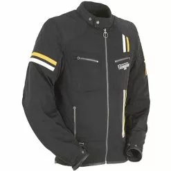 Furygan Clothing FURYGAN HERO EVO Retro Style Polyester Black/Yellow Motorcycle Summer Jacket
