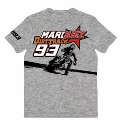 VR46 Marc Marquez 93 DirtTrack Grey T-shirt Official Mens MotoGP Merchandise
