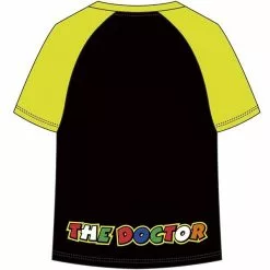 KIDS VR46 T-Shirt Race Yellow The Doctor Official Valentino Rossi Merchandise