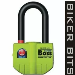 Oxford Products Oxford Products Oxford Thatcham Security Big Boss Alarm 14mm Shackle Yellow Motorbike Disc Lock