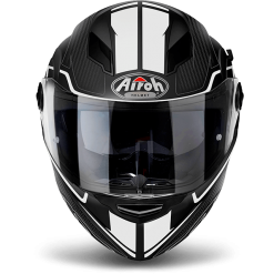 Airoh Helmets AIROH MOVEMENT-S Faster White Matt Sun Visor Motorbike Helmet Pinlock Included
