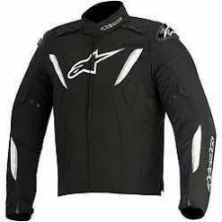 Alpinestars Jackets 10% OFF Alpinestars T-GPR Black/White Waterproof Motorbike Textile Jacket