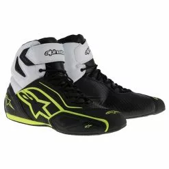 Alpinestars FASTER 2 BOOTS Black/Fluo Waterproof Motorbike/Scooter Shoes/Pumps