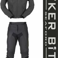 FURYGAN FURY SHERMAN Black Leather Motorbike Sports Jacket & Trousers CE As PPE Furygan Clothing