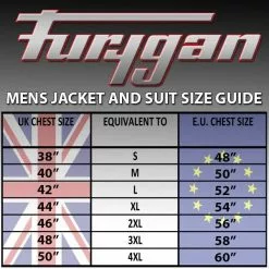 FURYGAN FURY SHERMAN Black Leather Motorbike Sports Jacket & Trousers CE As PPE Furygan Clothing 12 FURYGAN FURY SHERMAN Black Leather Motorbike Sports Jacket & Trousers CE As PPE Furygan Clothing