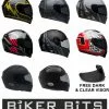 BELL Street 2019 Qualifier STD Motorbike/Scooter Helmet & FREE Dark Visor