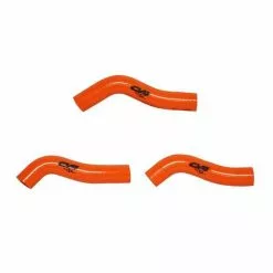 Ci Sport CV4 RADIATOR HOSE 3 PIECE KIT KTM SXF/EXC 250 2007-10 ORANGE