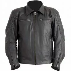 RST CRUZ Black Leather Motorcycle/Motorbike Retro/Vintage/Cruiser Jacket RST Clothing