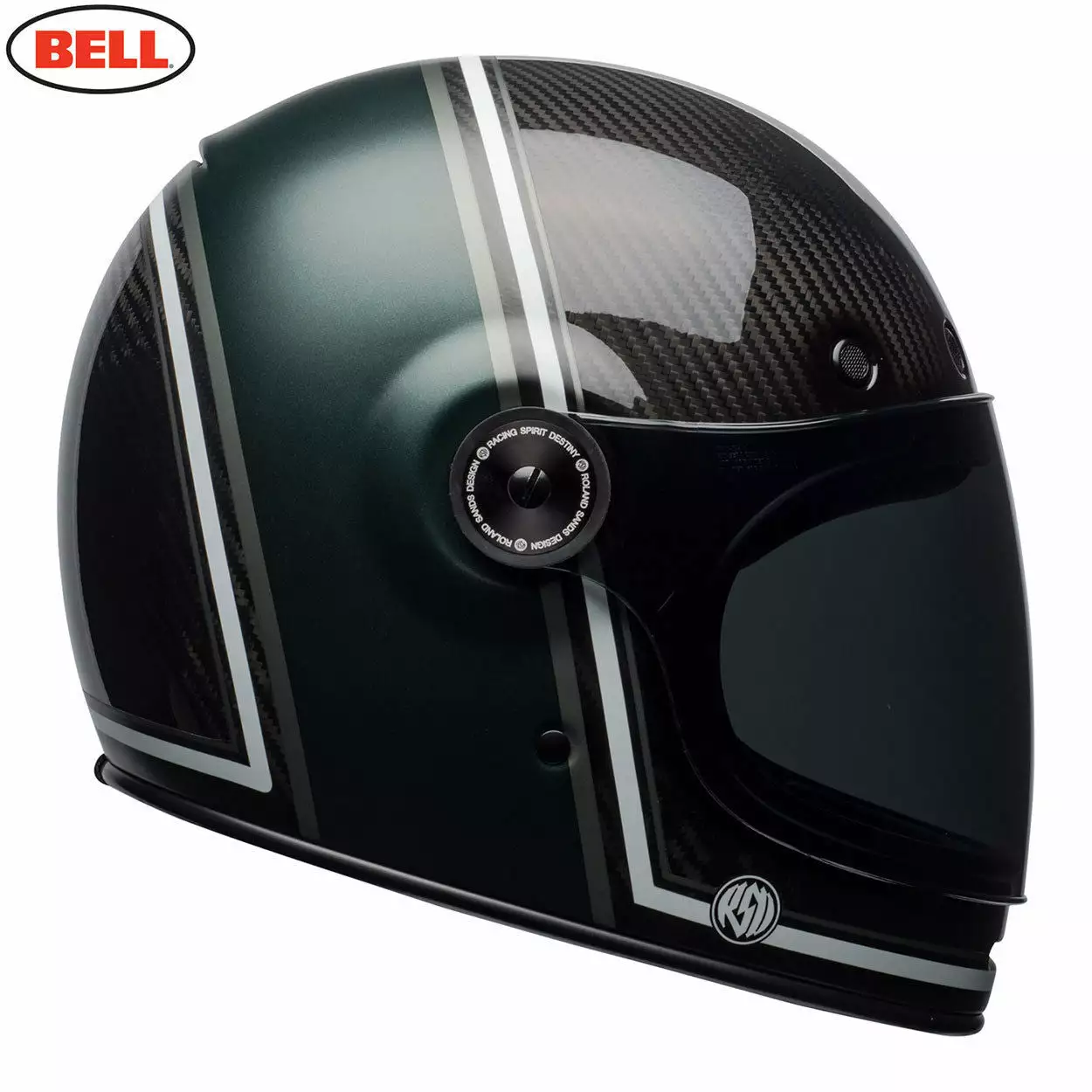 BELL Crusier 2018 Bullitt Full Carbon RSD Black/Green Classic Motorcycle Helmet 1 BELL Crusier 2018 Bullitt Full Carbon RSD Black/Green Classic Motorcycle Helmet