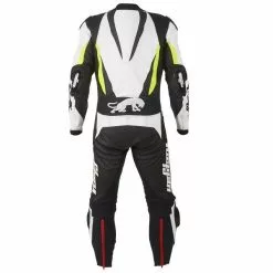FURYGAN FULL APEX 1PC Yellow/White/Black Motorbike Leather Racing Suit