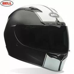 BELL Street Qualifier 'Reactolite Visor' DLX Rally Matte Black Motorbike Helmet
