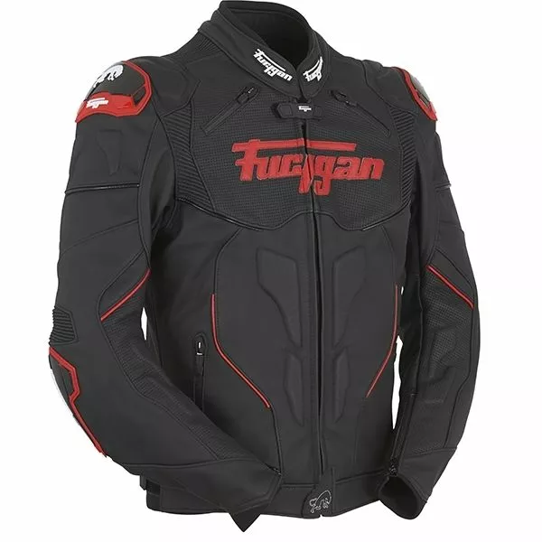 FURYGAN RAPTOR Black/Ducati Red Waterproof Leather Motorbike Sports Jacket 1 FURYGAN RAPTOR Black/Ducati Red Waterproof Leather Motorbike Sports Jacket