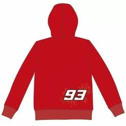 KIDS Marc Marquez 93 Red Hoody VR46 Official MotoGP Merchandise Child/Boys VR46 Clothing