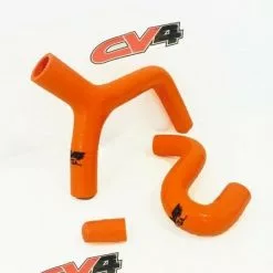 CV4 RADIATOR HOSE 2 PIECE KIT Y KIT BY PASSES THERMOSTAT EXC450/530 08-11