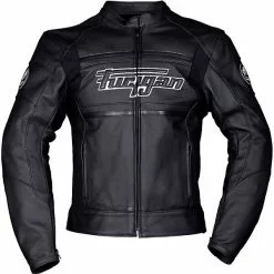 Furygan Clothing FURYGAN HOUSTON AMO 2 Black Motorcycle Strong Leather Sports/Touring Jacket