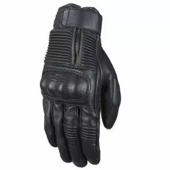 Furygan Clothing FURYGAN JAMES D30 CE Armour Black Leather Motorcycle/Cruiser/Retro Short Gloves