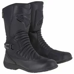 10% OFF Alpinestars SUPER TOURING GORETEX Black Waterproof Leathe Motorbike Boot Alpinestars Boots
