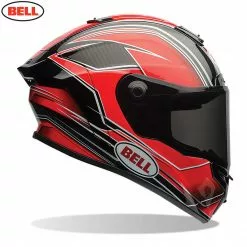 25% OFF Bell Street RACE STAR TRITON Red Carbon Shell Flex Impact Liner Helmet Bell Helmets