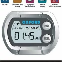 Oxford Micro Clock/Digital Motorbike Handlebar Watch Oxford Products