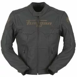 FURYGAN FURY SHERMAN Black Leather Motorbike Sports Jacket CE As PPE
