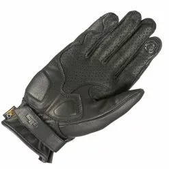 Furygan Clothing FURYGAN TOM D30 Stylish Black Leather Motorcycle/Cruiser/Retro Short Gloves