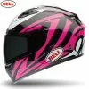 Bell Helmets BELL Street Qualifier With 'Reactolite Visor' DLX Impulse Pink Motorbike Helmet