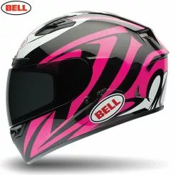 Bell Helmets BELL Street Qualifier With 'Reactolite Visor' DLX Impulse Pink Motorbike Helmet