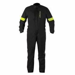 Alpinestars Casual 10% Off ALPINESTARS Hurricane Rain Suit Black 1PC 100% Waterproof With Bum Bag