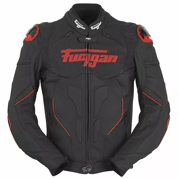 FURYGAN RAPTOR Black/Ducati Red Waterproof Leather Motorbike Sports Jacket 2 FURYGAN RAPTOR Black/Ducati Red Waterproof Leather Motorbike Sports Jacket