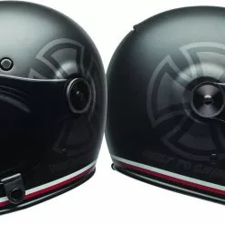 BELL BULLITT SE INDEPENDENT Black Retro/Classic Motorcycle Helmet