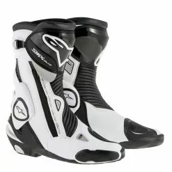 5% OFF Alpinestars SMX PLUS White/Black Motorcycle Sports Boots
