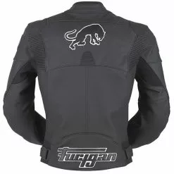 FURYGAN BRUTALE EVO 3 Black/White Leather Motorbike Sports Jacket Furygan Clothing