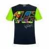 Valentino Rossi Mens BLUE T-Shirt The Doctor Official MotoGP Merchandise VR46 VR46 Clothing