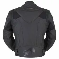 FURYGAN BULLRING Black Leather Motorbike Sports Jacket CE As PPE