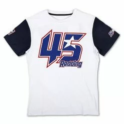 Scott Redding 45 Mens T-Shirt White Official MotoGP Merchandise VR46 VR46 Clothing