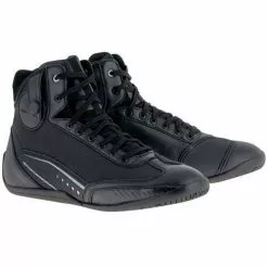 10% Off Alpinestars AST-1 Drystar Black/Grey Motorbike/Scooter Ankle Boots Shoes