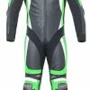 RST PRO SERIES 1840 CPXC II Kawasaki Green Leather Motorbike 1PC Racing Suit RST Clothing