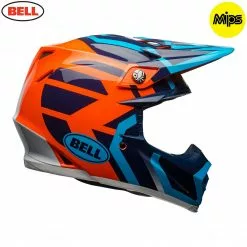 BELL MX Moto-9 Mips Lightweight Tri-Matrix Shell Motocross Off Road Peak Helmet Bell Helmets