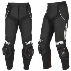 Furygan Clothing FURYGAN RAPTOR Black/White/Red Leather Motorbike Sports Jacket & Trousers CE