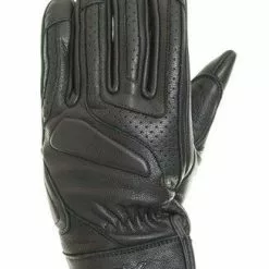 RST CRUZ Black 2724 Perforated Leather Motorbike Cruiser Gloves CE Approved RST Clothing