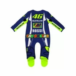 VR46 Clothing VR46 BABY GROW SUIT OVERALL REPLICA Official Valentino Rossi Merchandise
